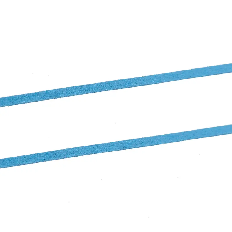Faux Suede Ribbon Cord Turquoise - 5 Metres 1