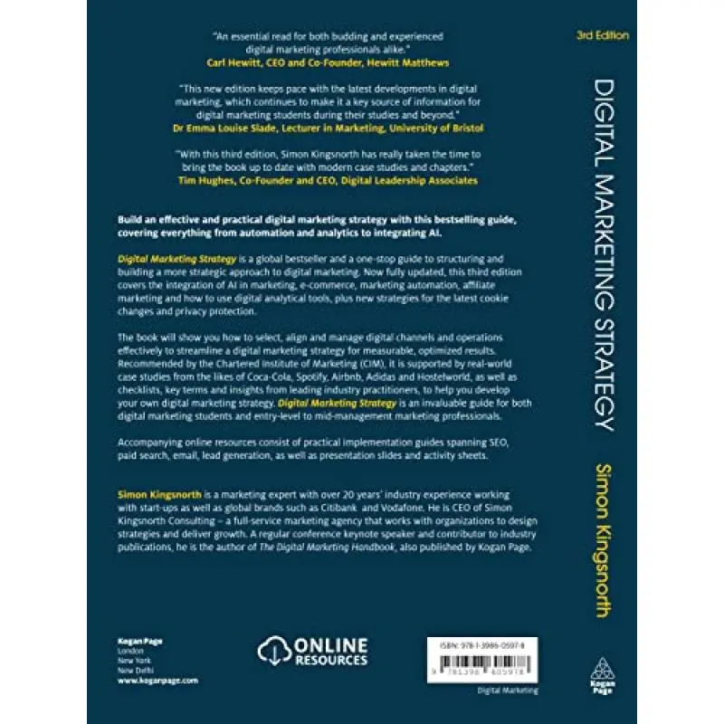 Digital Marketing Strategy: An Integrated Approach to Online Marketing 1