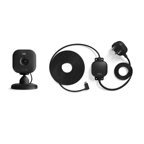 New Blink Mini 2 – Plug-in smart security camera, HD night view in colour, built-in spotlight, two-way audio, motion detection, works with Alexa (Black) 5