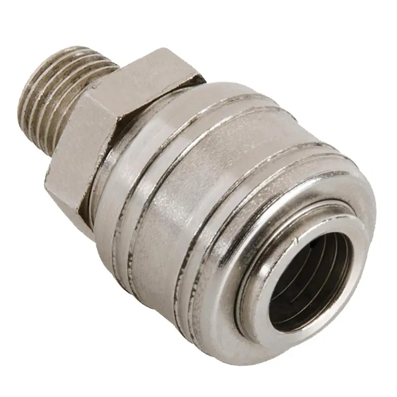Euro Air Line Fitting Quick Release For Compressor Hose 1/4" BSP Male Thread 7