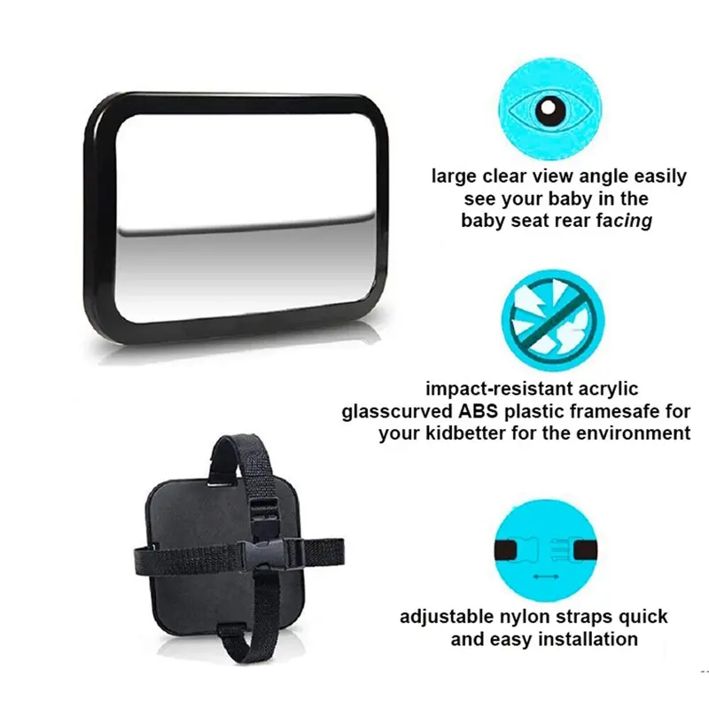 Car Baby Seat Inside Mirror View Back Safety Rear Facing Care Child Infant Care 2