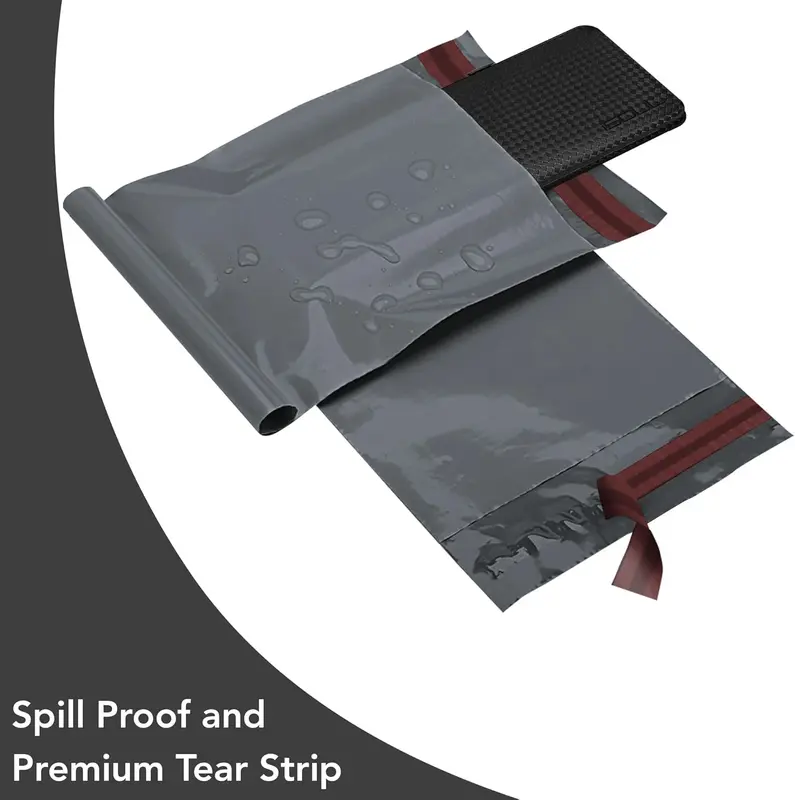 50 Mixed Grey Parcel Bags, 5 Sizes, 10 Each, Self Seal Small to Large Mailing Bags stationery  school 7