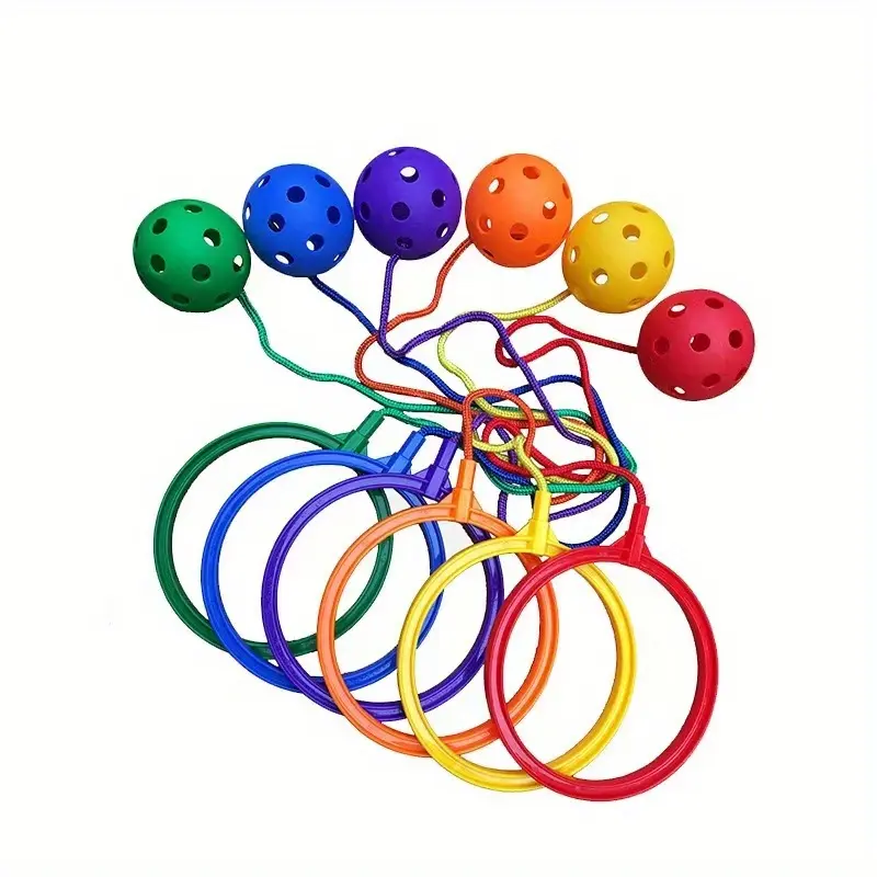 Lemon jump ball swing ball Tie foot with bounce sense system training equipment game props bounce ankle ring bounce fitness ball magic wheel Christmas, Halloween Gift 3