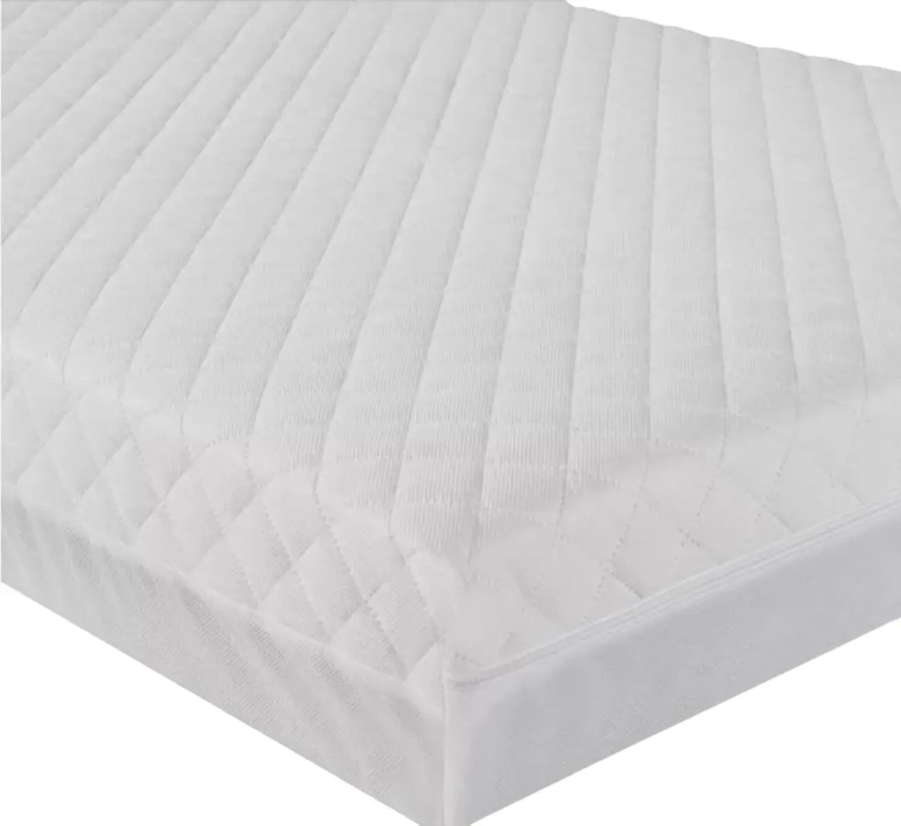 Ultra-Comfort Thick Travel Cot Mattress - Quilted, Breathable, Anti-Allergenic - Includes Removable Cover for Enhanced Convenience and Unbeatable Savings!