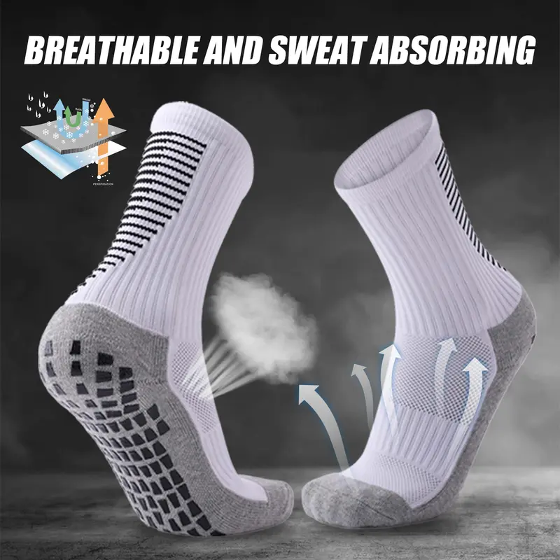 Football Grip Socks for Adults - Unisex, All Seasons 3