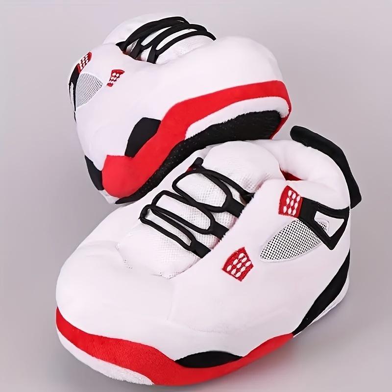 Product Introduction of Boys Warm Soft Plush Slip On House Shoes, Comfortable Thermal Anti-skid Cotton Slippers For Indoor Bedroom 8