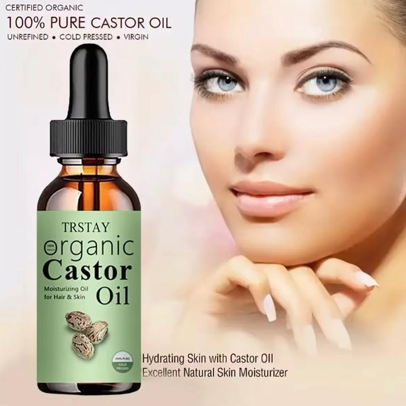 TRSTAY 100% Pure Castor Oil - Hydrating Skin Serum for Natural Moisturizing - Skincare, Serums 1