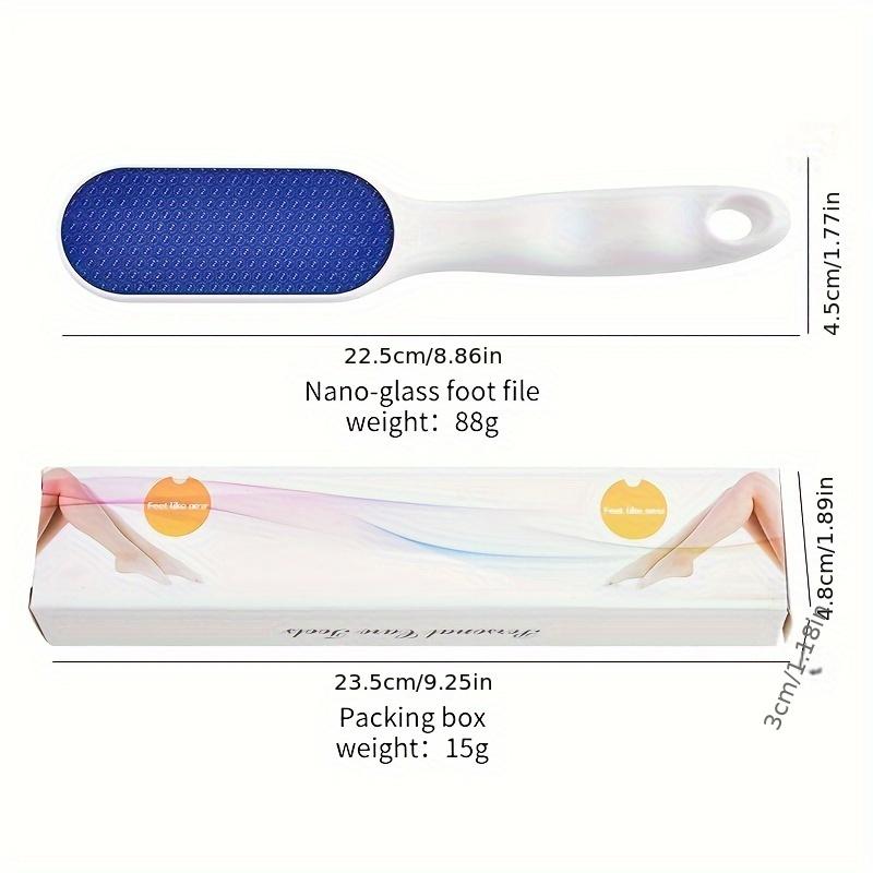 Product Introduction of Painless Nano Glass Foot File - Callus & Dead Skin Remover, Durable Pedicure Tool for Smooth Feet, 5