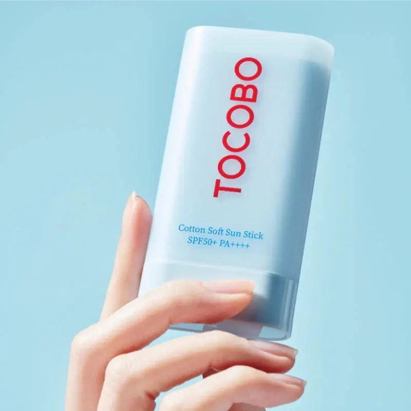 TOCOBO Cotton Soft Sun Stick SPF50+ PA++++ Sensitive Sunscreen Uv Face Skin Repair Facial Concealer Moisturizing Comfort Silky Skincare moisturizer