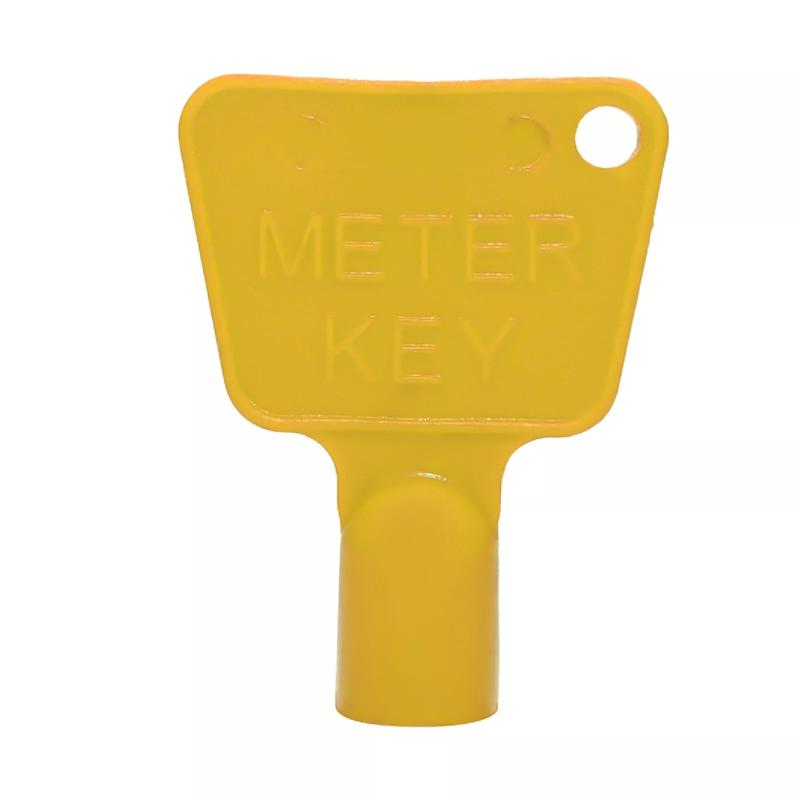 Triangular METER BOX KEY Triangle Gas Electric Water Cupboard Replacement YELlOW 4