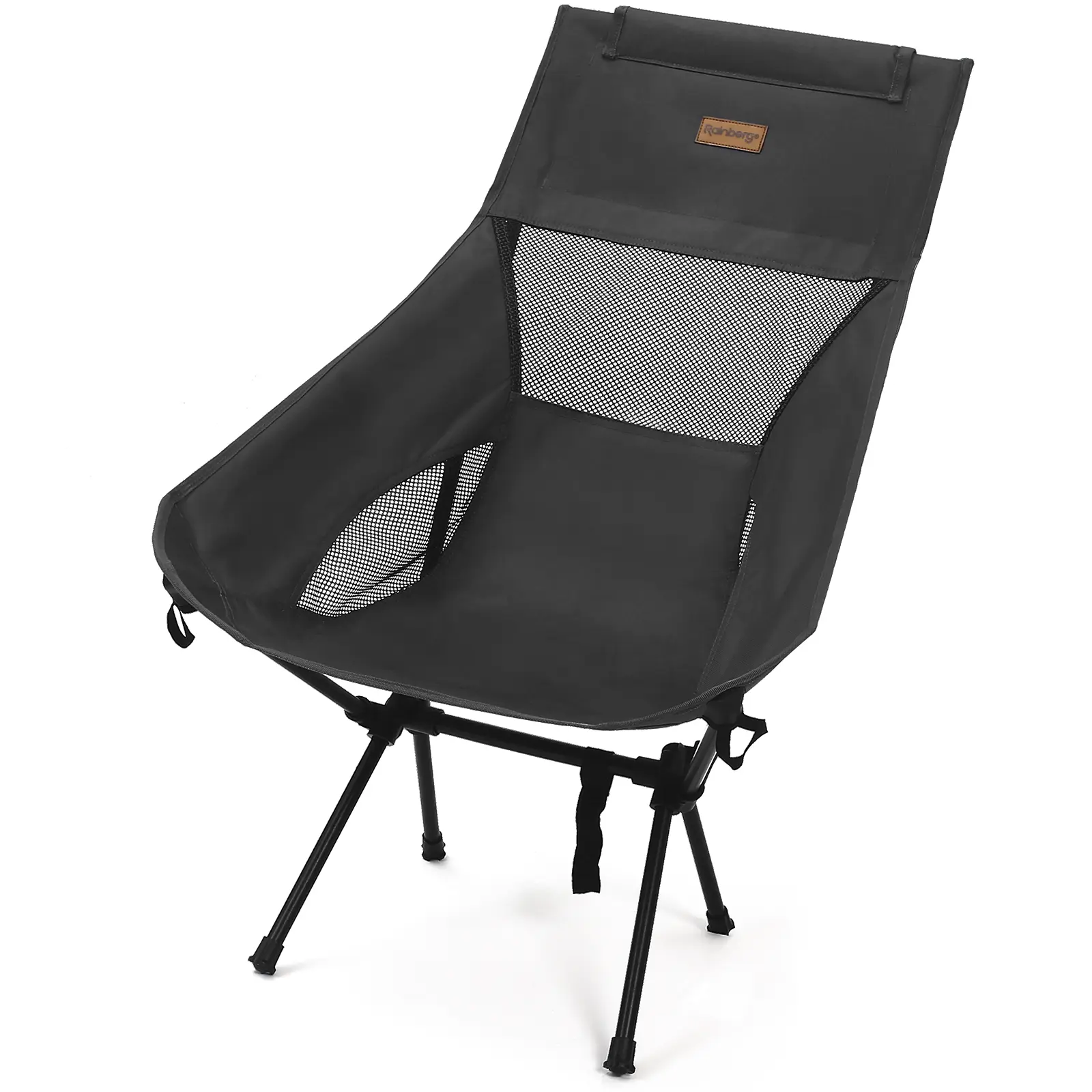 Rainberg Ultra Lightweight High Back Camping Chair, Folding Chair, Camping Chairs for Adults, Foldable Garden Outdoor Picnic BBQ Chairs. accessories