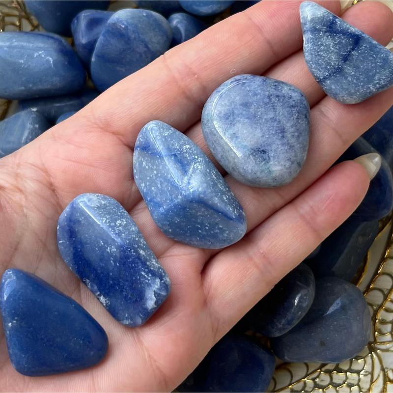 Blue Quartz Tumblestones - Harmony & Communication 3