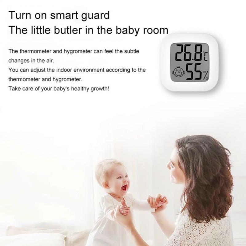 LCD Digital Thermometer Hygrometer Indoor Room Electronic Temperature Humidity Meter Sensor Gauge Weather Station For Home 3