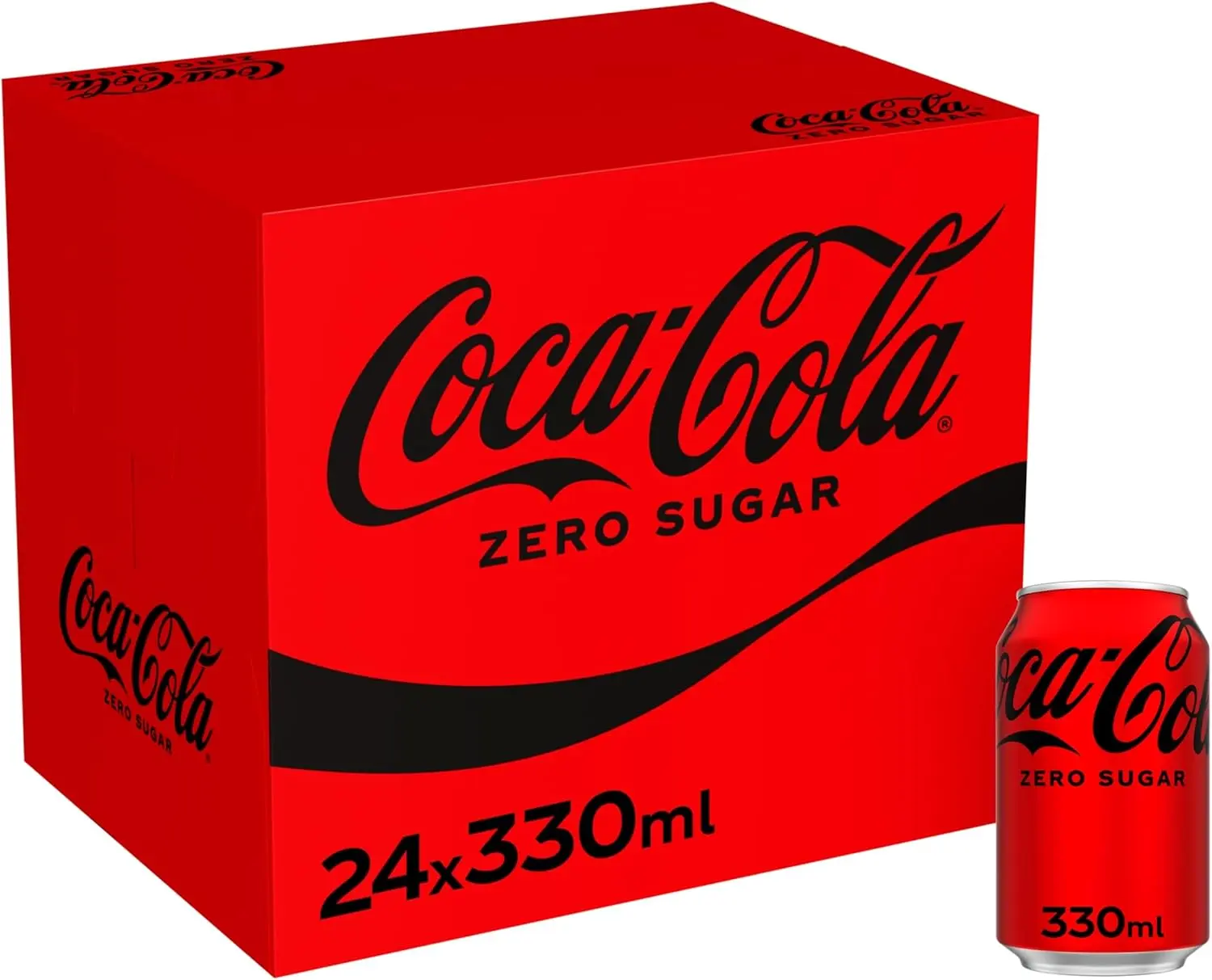 Coca-Cola Zero Sugar 24 x 330 ml - Beverage