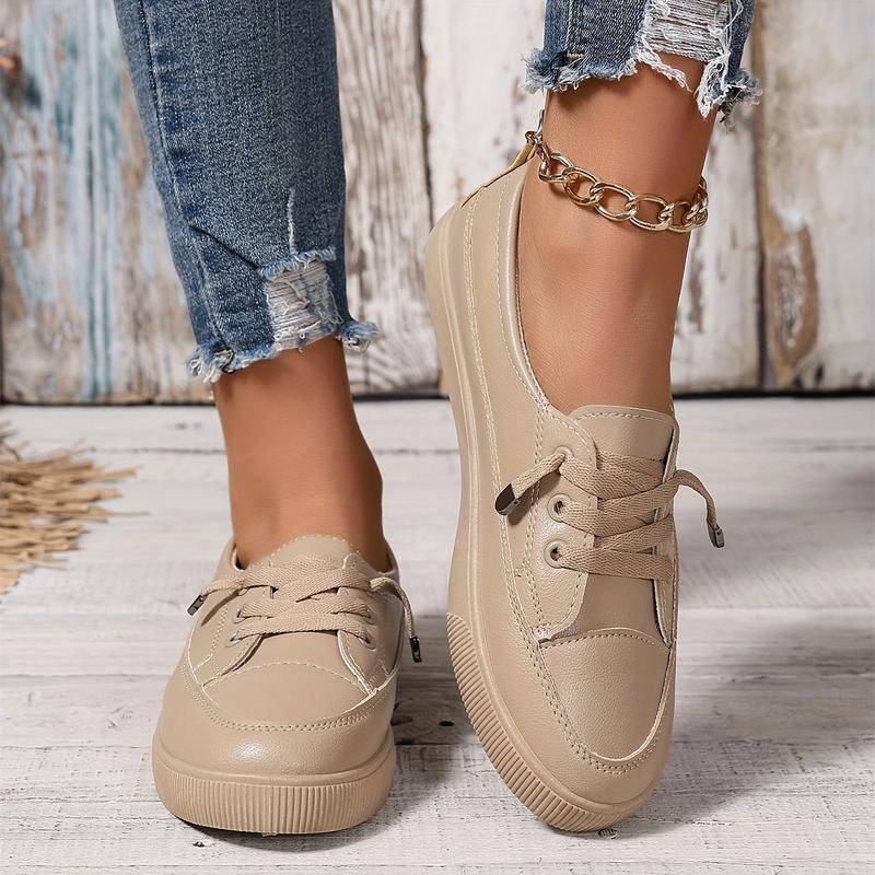 Product Introduction of Chic Slip-On Sneakers - Comfortable Low Top Design - Versatile White, Perfect for Casual Outings Walking Shoes Sports Shoes Girl Trainer Athletic Runner Training Footwear Closed Women Running 13