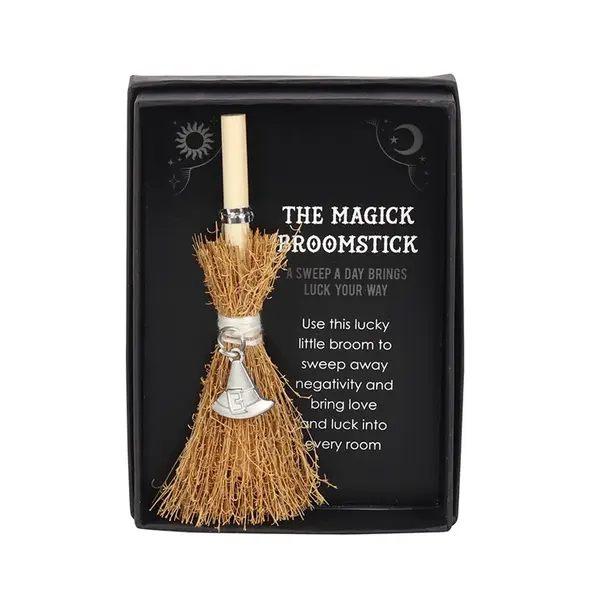 Witch Hat Mini Magick Broomstick 0