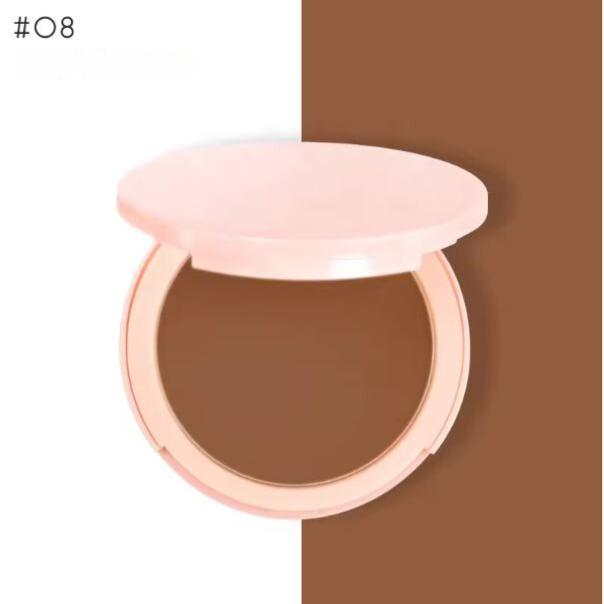 2024 Soft and Bright AirBrush BB Filter Pressed Powder & Concealer: Lightweight, Fine Line Fade, Long-Lasting Foundation Powder for a Radiant, Natural Look Makeup to Dark Skin Cosmetic 2