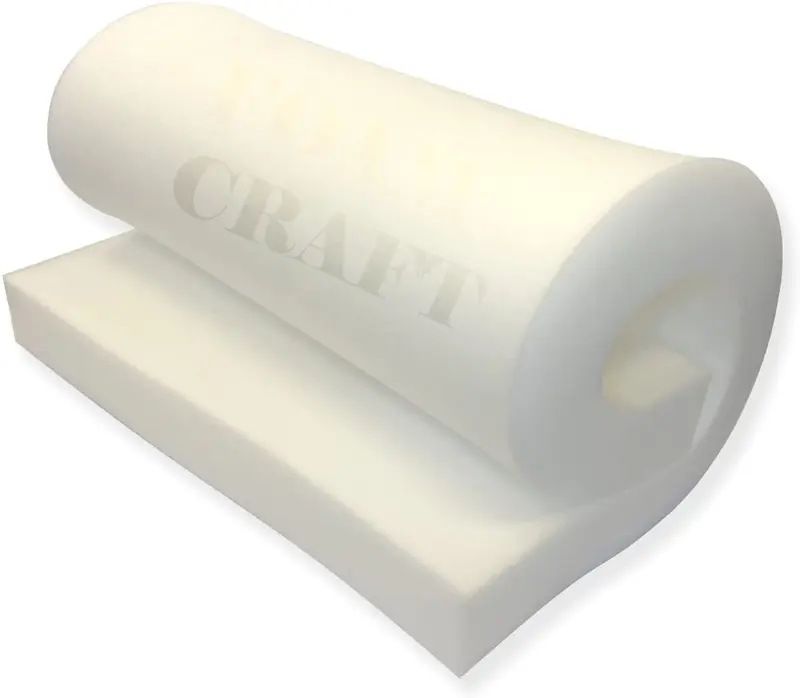 Upholstery Foam Cut to Any Size Foam Cushions seat Pads high Density Foam Replacement Sofa seat Foam (20" X 30", Upholstery Foam Thickness 3") Fabric Soft Sets Plaid Waterproof Wrinkle-resistant Red 1