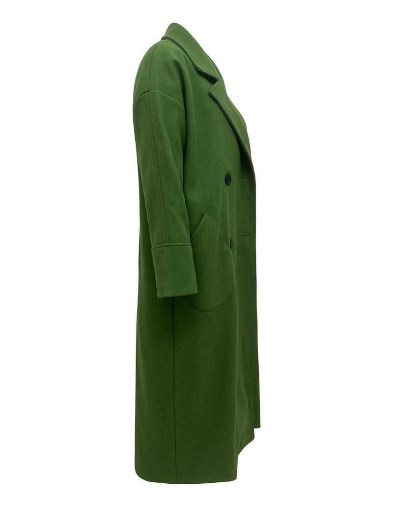 Product Introduction of Elegant Thermal Double-Breasted Lapel Coat - Soft, Warm, and Chic Long Sleeve Midi Length Design for Fall and Winter - Women's Stylish Clothing for Cold Weather 8