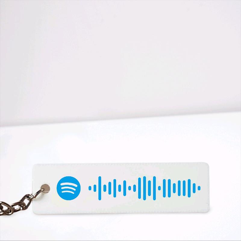 Spotify Code Keyring - Custom Bag Charm Keychain Keyring for Music Lovers 5