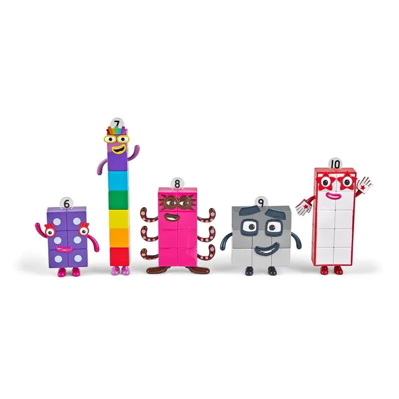 Learning Resources Numberblocks Friends Six to Ten, Play Figures, Official Collectible Figures for Kids Aged 3 and Up 1