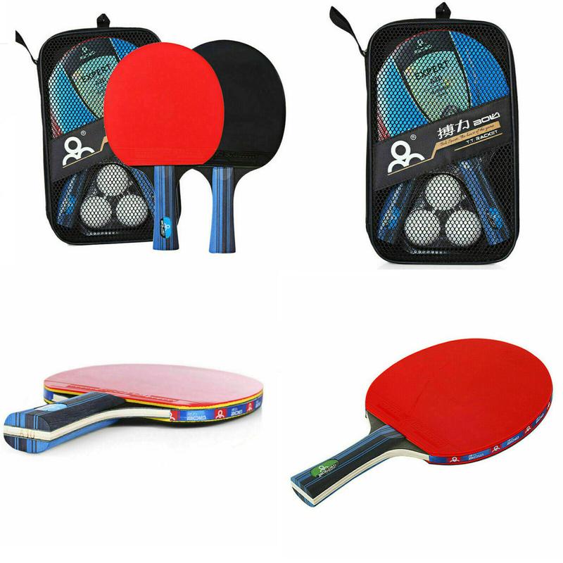 Product Introduction of New speed and spin PPong Table Tennis Set / rackets with 2 Bats,3 Balls & Bag 25