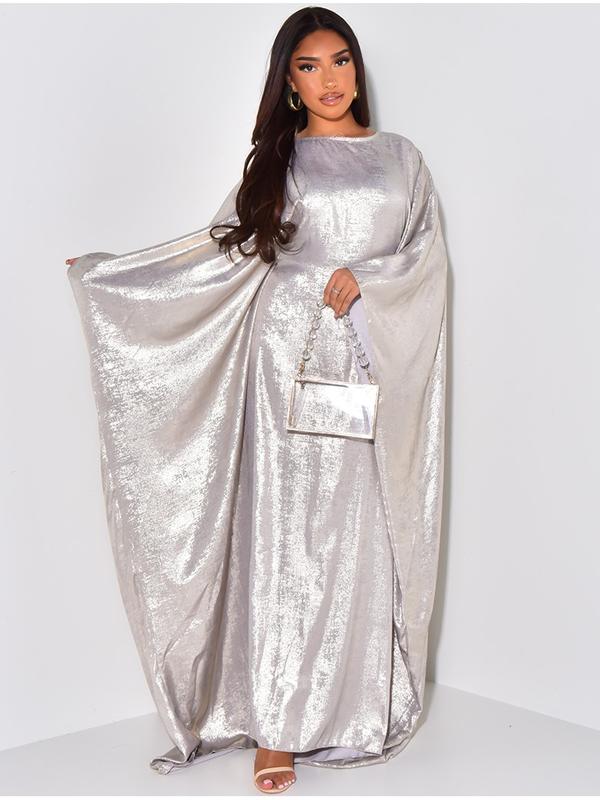 Women's Shimmer Kaftan with Inner Belt 2