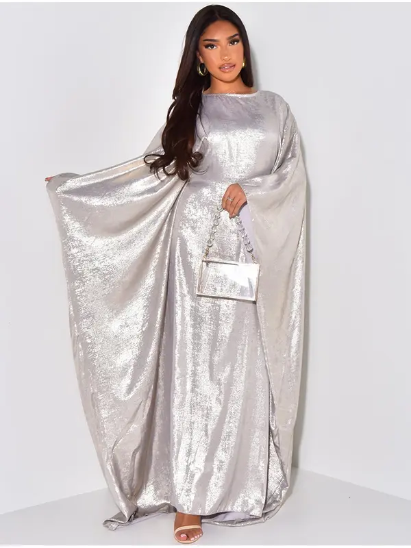 Women's Shimmer Kaftan with Inner Belt 2