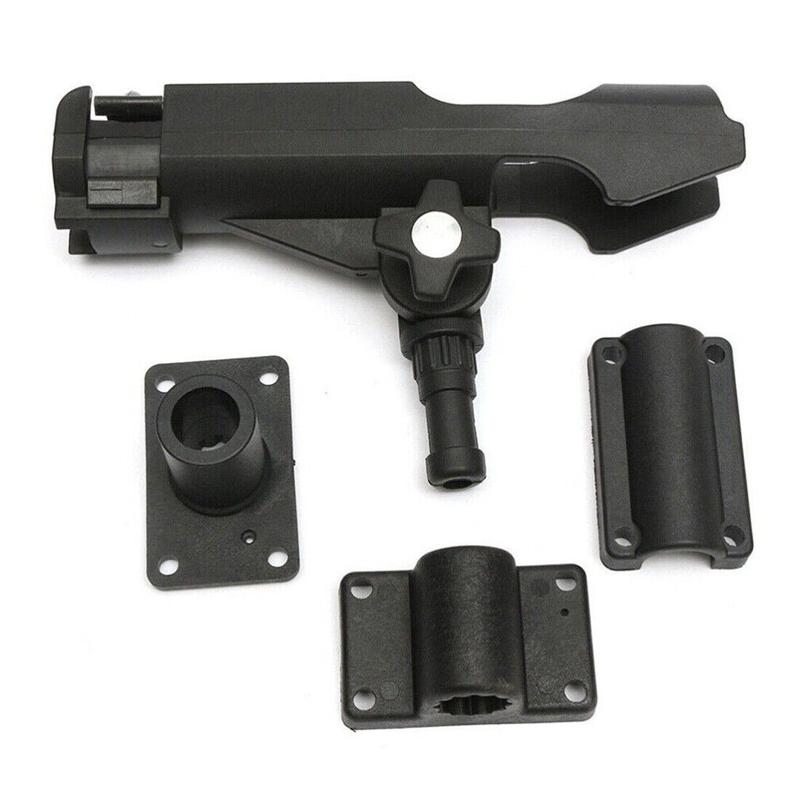 2pcs Adjustable Fishing Rod Pole Mount Stand Bracket Holder For Kayak Canoe Boat 6