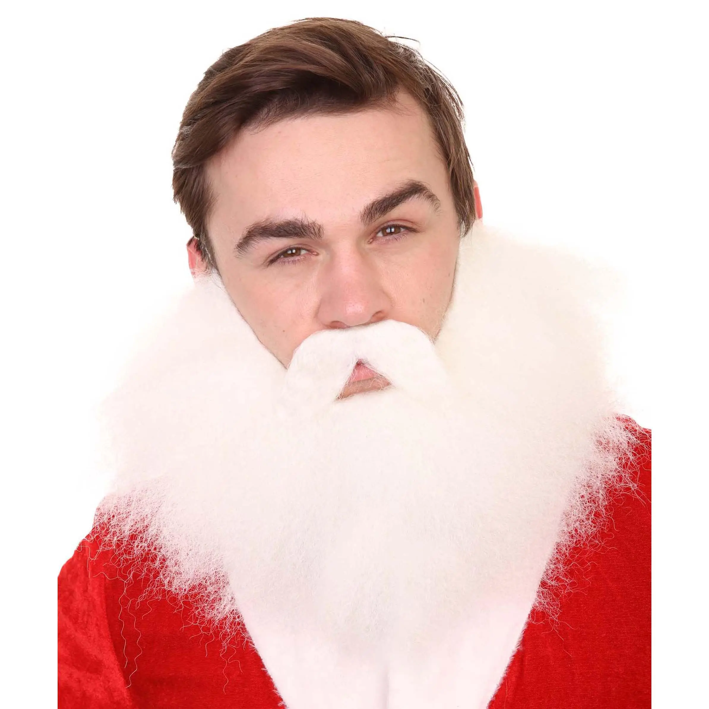 White Merry Christmas Santa wigs and Beard Set With Mustache