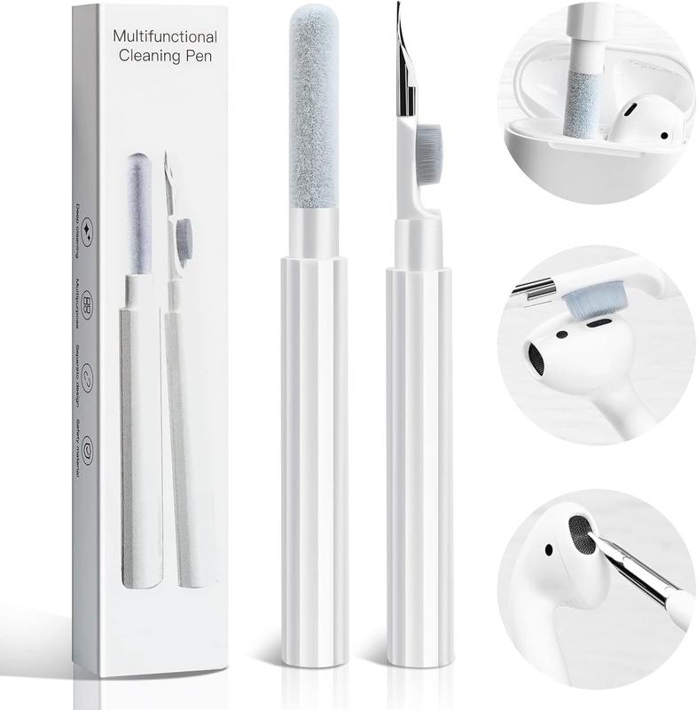Multifunctional Advanced Airpod Cleaning Kit for Earbuds, Keyboards and Phones Accessories Metal Bluetooth Detachable Devices Electronic Shell Sponge 0