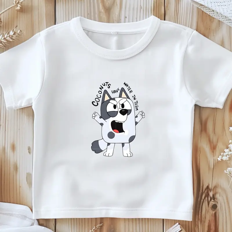 Coconuts have water in them muffin kids tshirt unisex bluey inspired toddler boy clothing 0