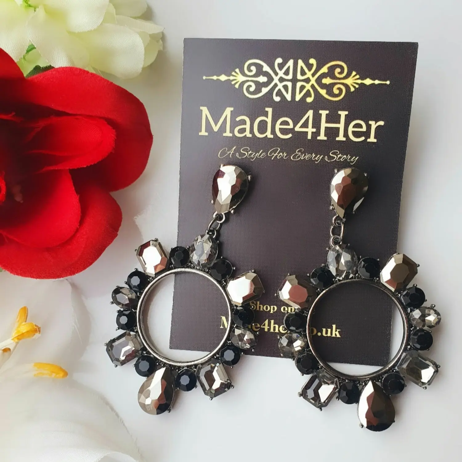 Black Molly Earrings