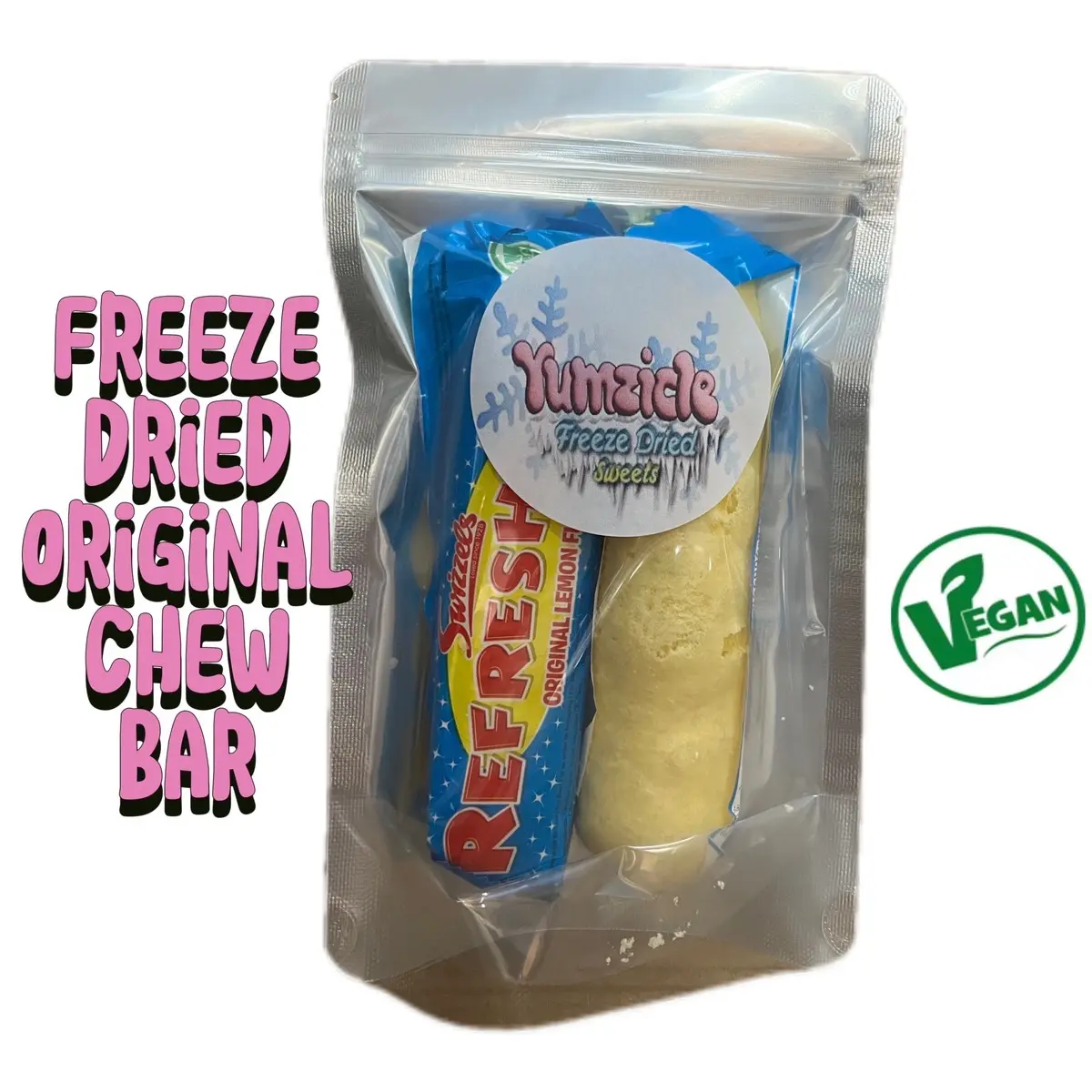 Freeze-Dried Original Refreshers Chew Bar - Delicious Snack and Candy vegetarian sweets sweet d