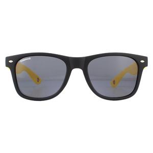Montana Sunglasses MP40 F Black with Yellow Rubbertouch Black Polarized for Unisex - Mens - Womens - all genders - Eyewear - Sunglasses