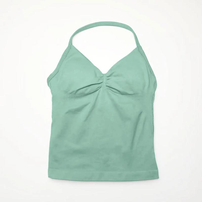 Women's Impact Longline Strappy Sports Yoga Vest Underwear Gym Beautiful Back Bra Running Workout Halter 7