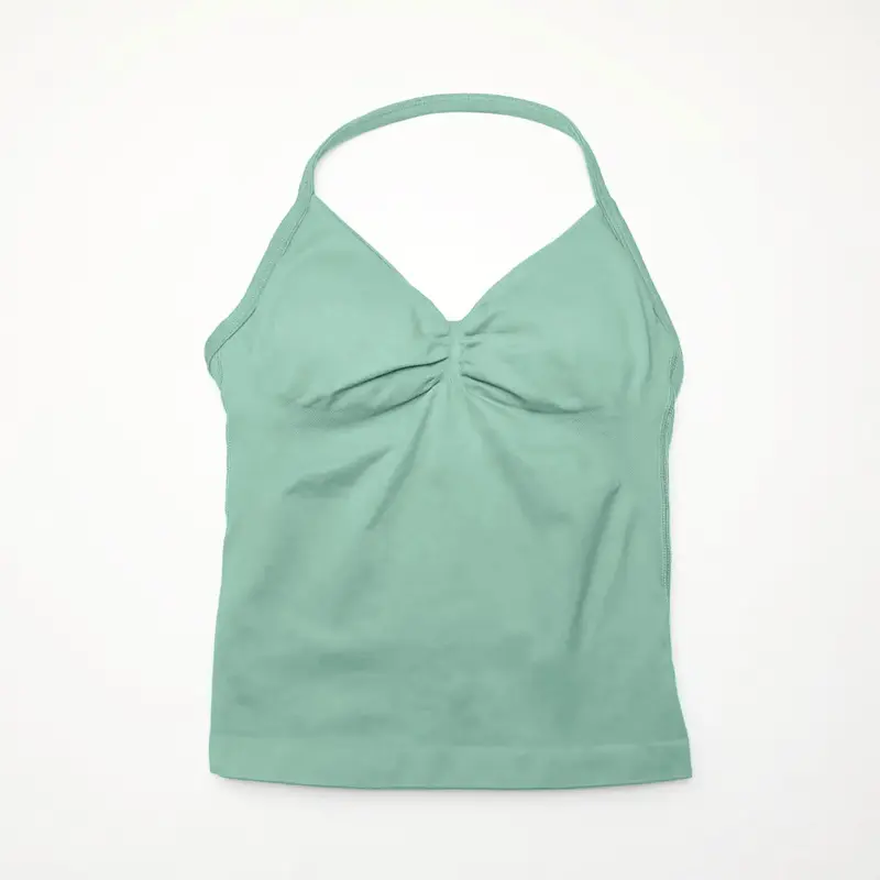 Women's Impact Longline Strappy Sports Yoga Vest Underwear Gym Beautiful Back Bra Running Workout Halter 7