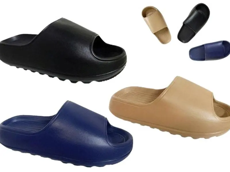 Soft & comfy Slip On Slider Sandals casual Beach Pool Unisex Holiday Size 40-45 Footwear Flipflop Walking Shoes Slipper Comfort Shoe Nail