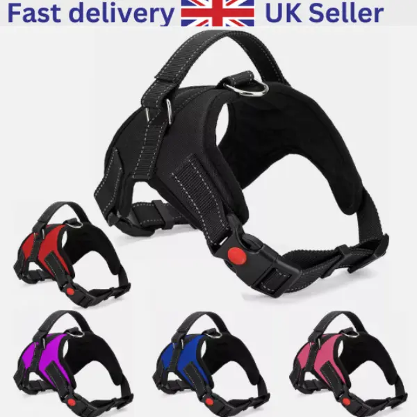 Dog Harness No Pull For Small Medium Large Dogs Anti Pull Strong And Adjustable