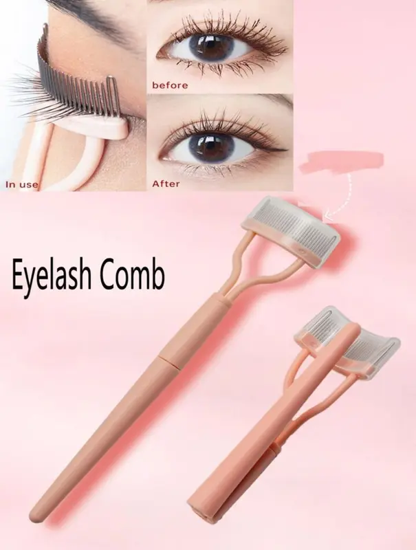 1pc Single-ended Ultra-fine Eyelash & Eyebrow Comb 5