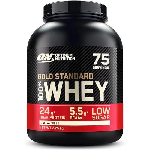 Optimum Nutrition Gold Standard 100% Whey Protein, Muscle Building Powder With Naturally Occurring Glutamine and BCAA Amino Acids, Chocolate Peanut Butter Flavour, 71 Servings, 2.27 kg 7