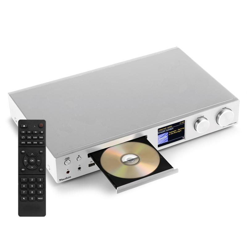 Audizio Bolzano Internet Radio Receiver & Amplifier - Aluminium 0
