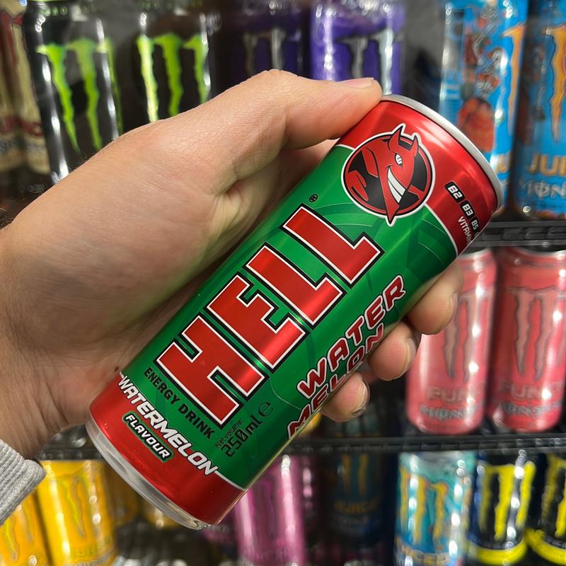 HELL ENERGY WATERMELON 250ml Can 3
