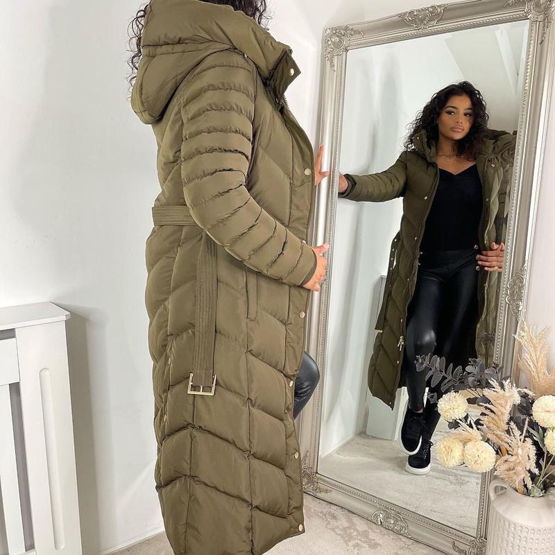 Women's Penelope Longline Coat with Belt, Padded for Comfort - Womenswear, Jackets 7