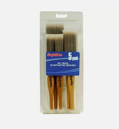 Product Introduction of Supadec Synthetic Brush Set 2x1"/25mm 2x1.5"/38mm 2"/50mm, 5 Piece [SBS5] SupaDec Synthetic Brush Set 4