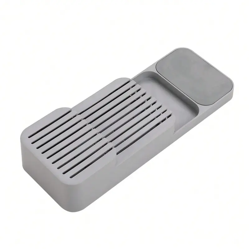 Professional Lying 2 Tier Knife Block,Compact Kitchen Knife In-Drawer Organizer,Drawer Insert For Kitchen Utensils,Streamlined Storage For Efficient Kitchen Organization 8