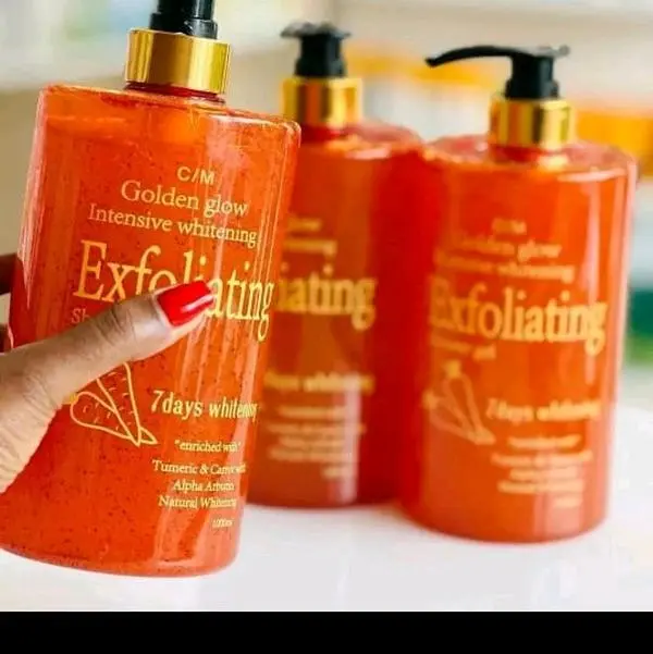 Exfoliating Shower Gel for Skin Repair and Body Care Cosmetic