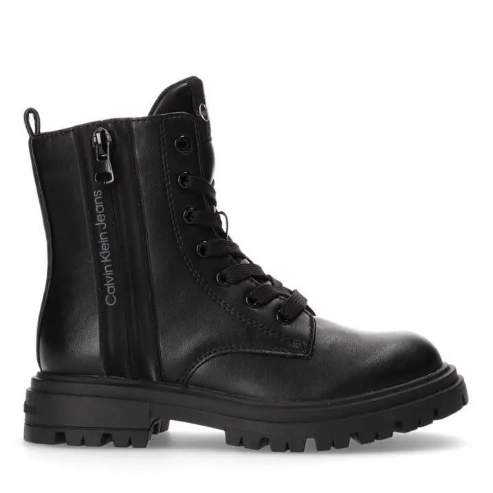 Calvin Klein Jeans Kids Ckj Lace Up Boot Biker Boots 0