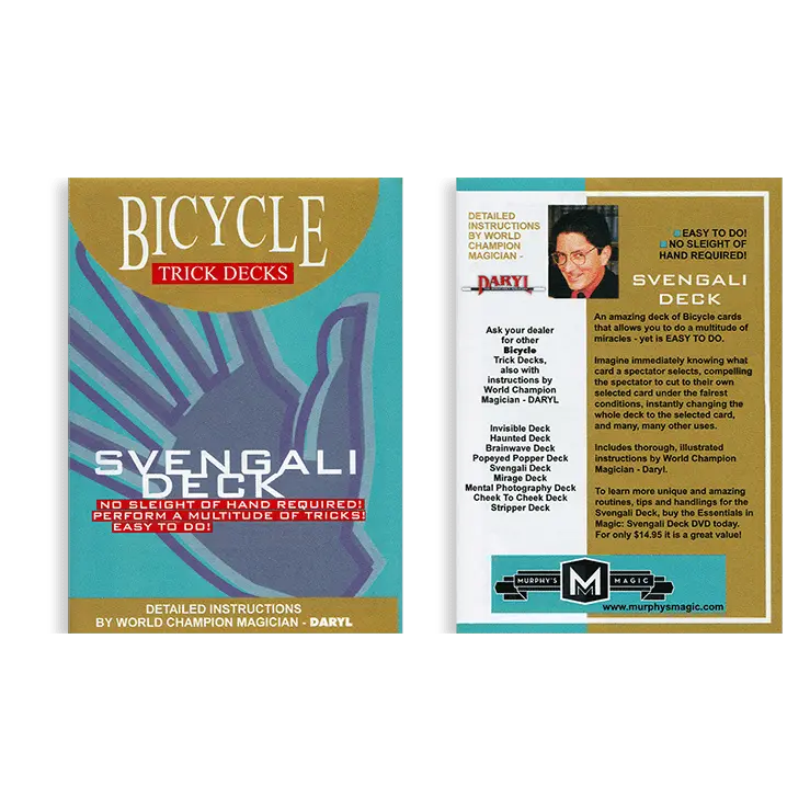 Bicycle Svengali Deck Mandolin in Red by Bicycle 0