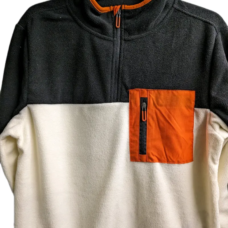 VO Mens Quarter zip fleece Sizes XS-XL winter warm cosy casual gift 7
